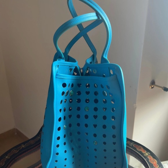 Love Moschino Vibrant Blue Heart Tote - Picture 8 of 14